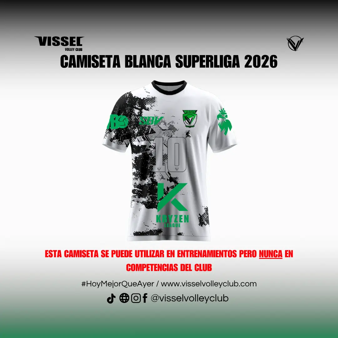 Camiseta blanca (edición especial Superliga 2026)