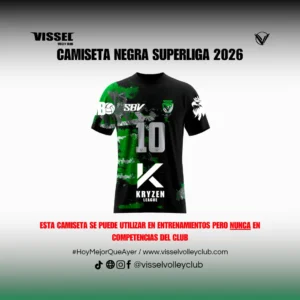 Camiseta negra (edición especial Superliga 2026)