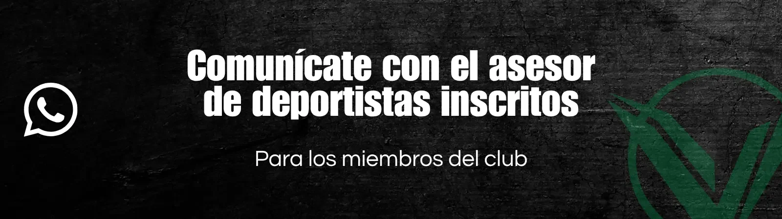 Botón atención de deportistas inscritos