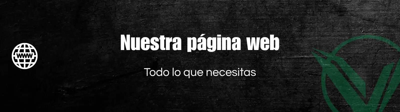 Botón nuestra página web